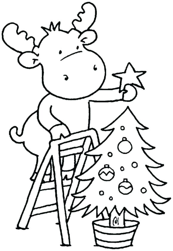 580x840 Toddler Color Pages Animal Childrens Christmas Coloring Pages Free