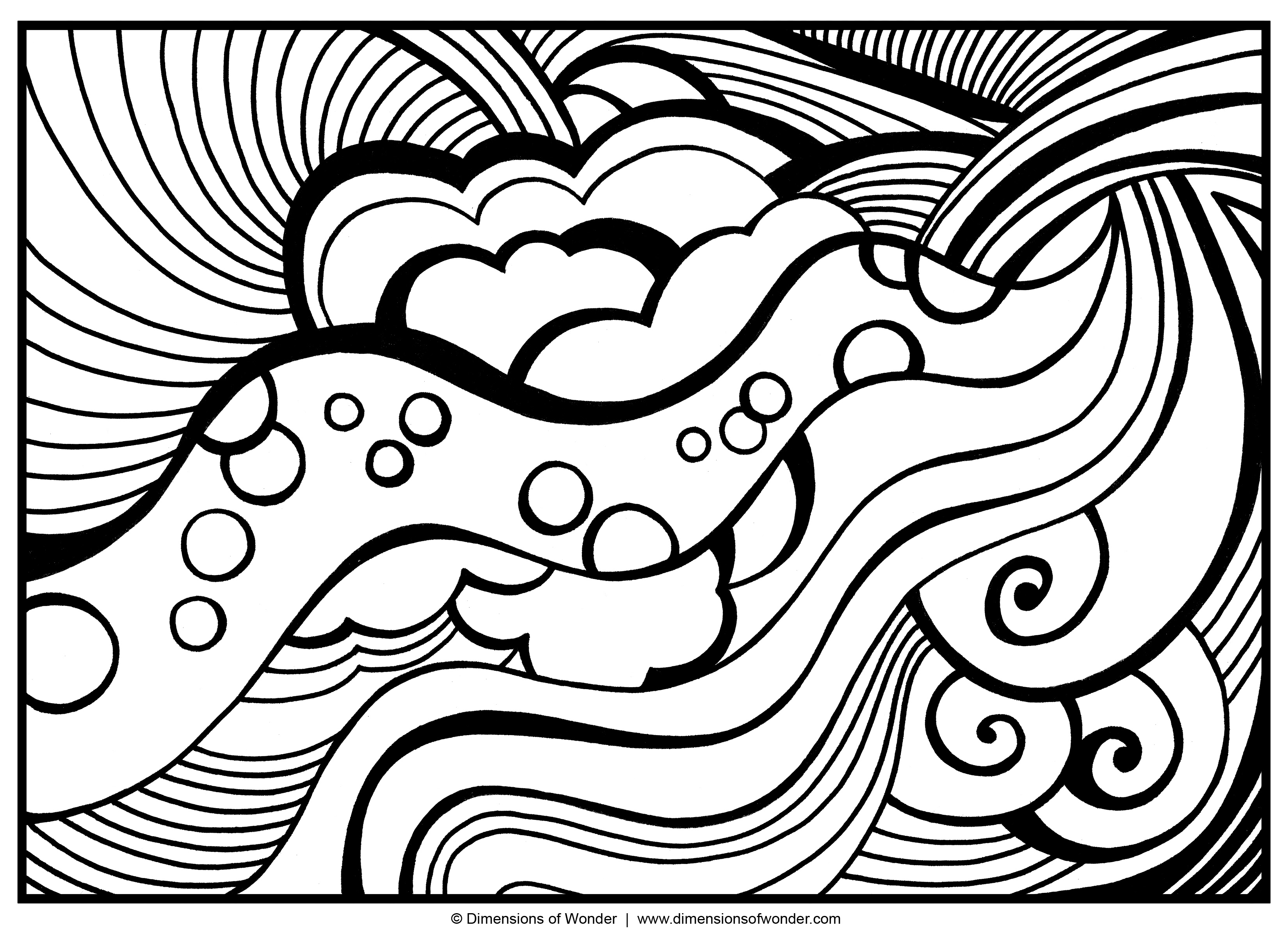 3300x2400 Abstract Coloring Pages