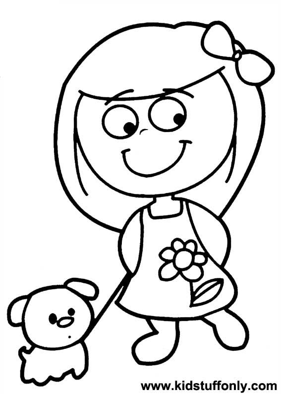 567x794 Little Kid Coloring Terrific Little Girl Coloring Pages 80