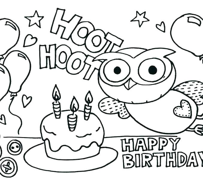 678x600 Coloring Pages For Your Moms Birthday Kids Coloring Birthday