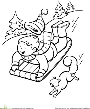 301x367 In Season! 8 Coloring Pages For The Four Seasons