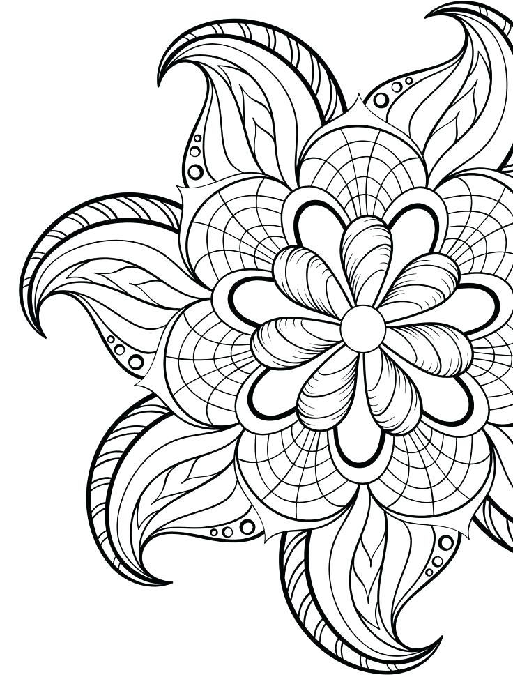 736x971 Autumn Mandala Coloring Pages Vanda