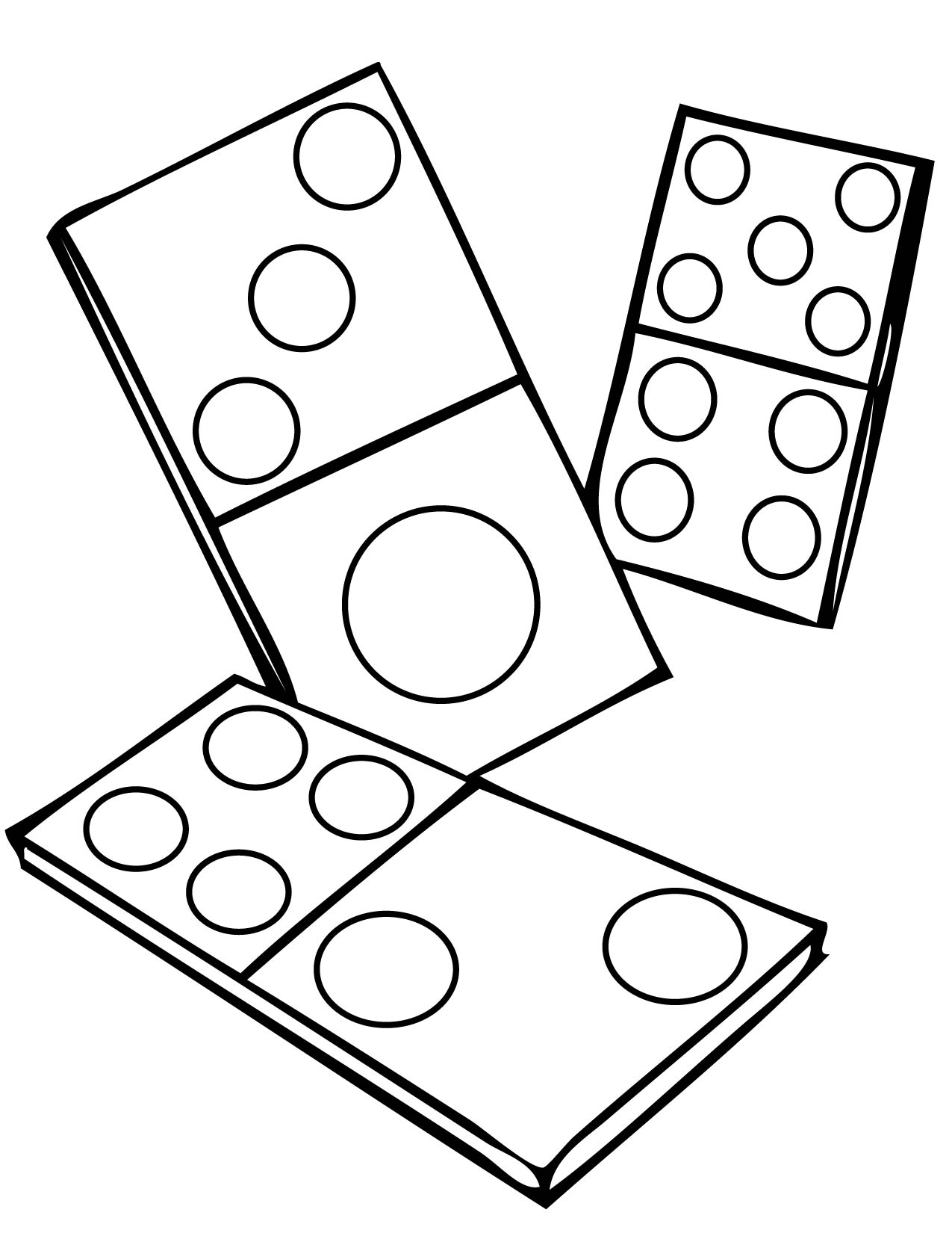 1275x1650 Dominoes Coloring Page Handipoints Games Coloring Pages Download