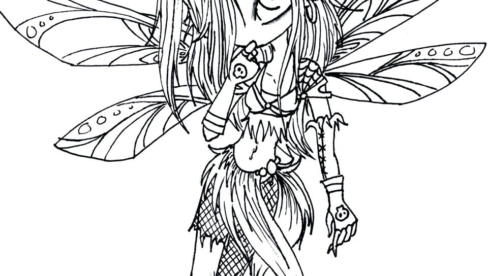 960x544 Gothic Coloring Pages Fairies Are Not Always On The Good Side