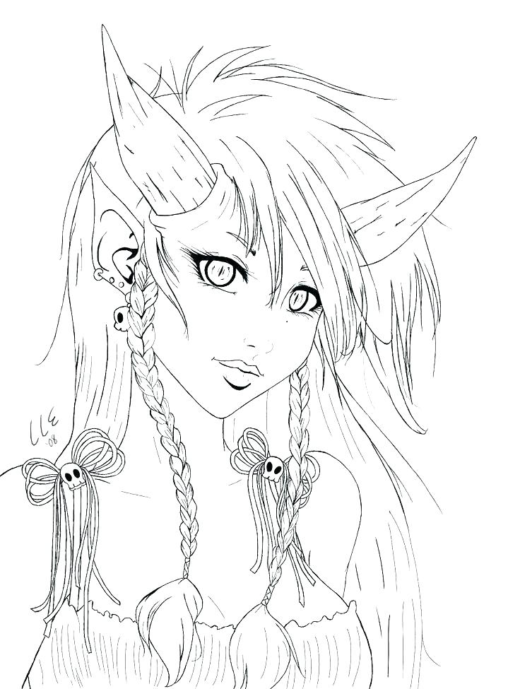 736x975 Coloring Pages Of Gothic Fairies