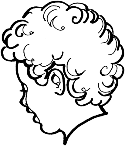 Coloring Pages Hair