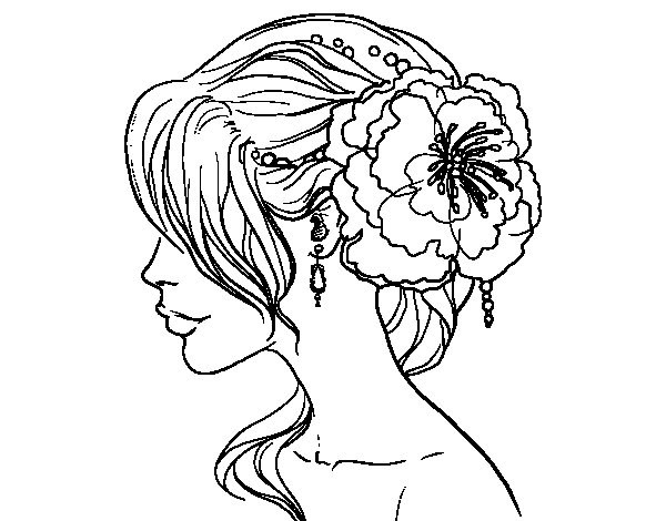 600x470 Hairstyles Coloring Pages Hairstyle Erf