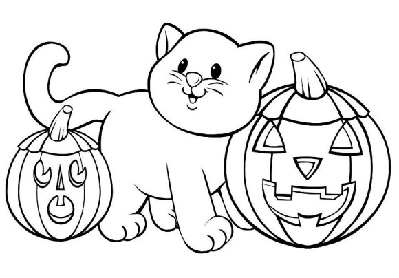 580x404 Pumpkin Coloring Pages To Print Cool Halloween Pumpkin Coloring