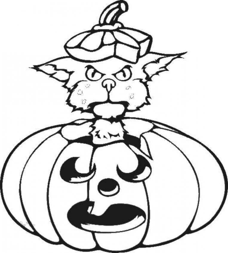 764x850 Black Cats Coloring Pages
