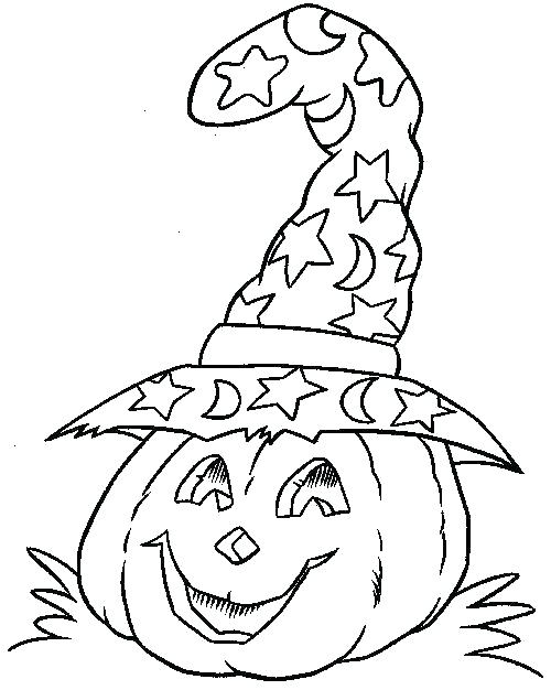 500x626 Halloween Coloring Pages For Preschoolers Coloring Pages