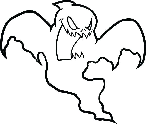 600x508 Halloween Ghosts Coloring Pages Printable Coloring Ghost Coloring