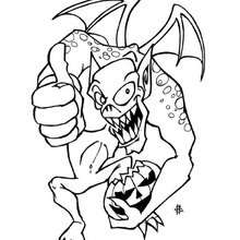 220x220 Halloween Monsters Coloring Pages