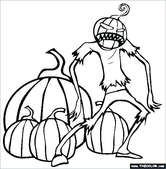 554x564 Coloring Scary Halloween Coloring Pages For Free Printable Sheets