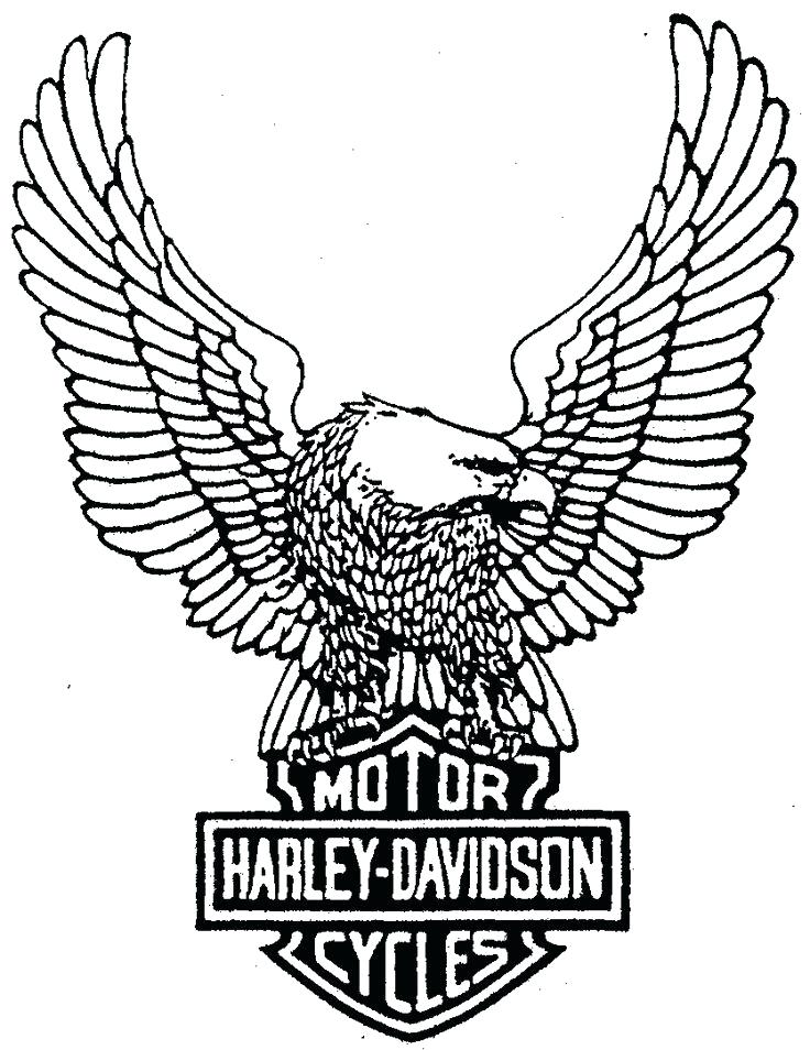 736x954 Harley Davidson Logo Outline Stencil Kids Coloring Logo Yahoo