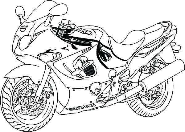 600x429 Coloring Pages Of Motorcycles Coloring Pages Motorcycle 4 Wheeler