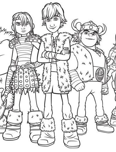 Coloring Pages How To Train Your Dragon