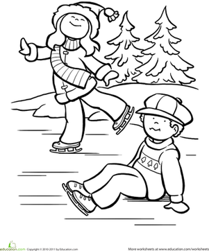 301x362 Ice Skating Worksheet
