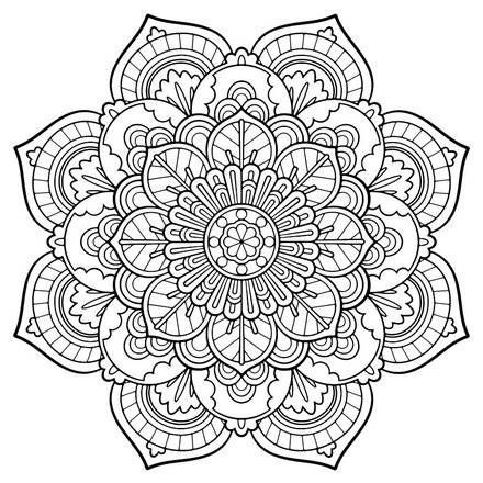 440x440 Best Mandala Coloring Pages Ideas On Mandala