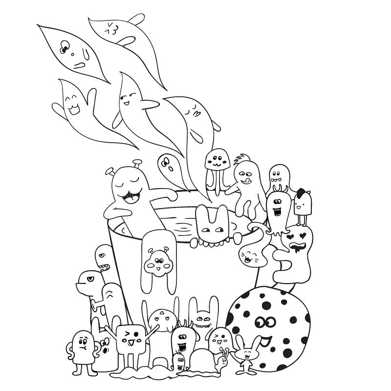 800x800 Hipster Coloring Pages Download Coloring Pages For Adults Coloring