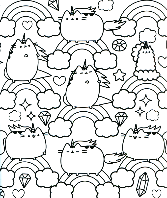 674x800 20 Free Pusheen Coloring Pages To Print