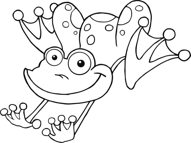 800x602 Jumping Frog Coloring Page Jumping Frog Coloring Pages Color