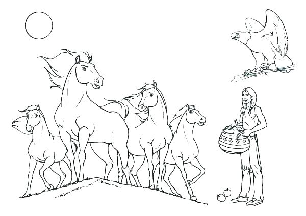 600x424 Horse Jumping Coloring Pages Grandmaman.site