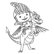 230x230 Top 10 Knight Coloring Pages For Kids