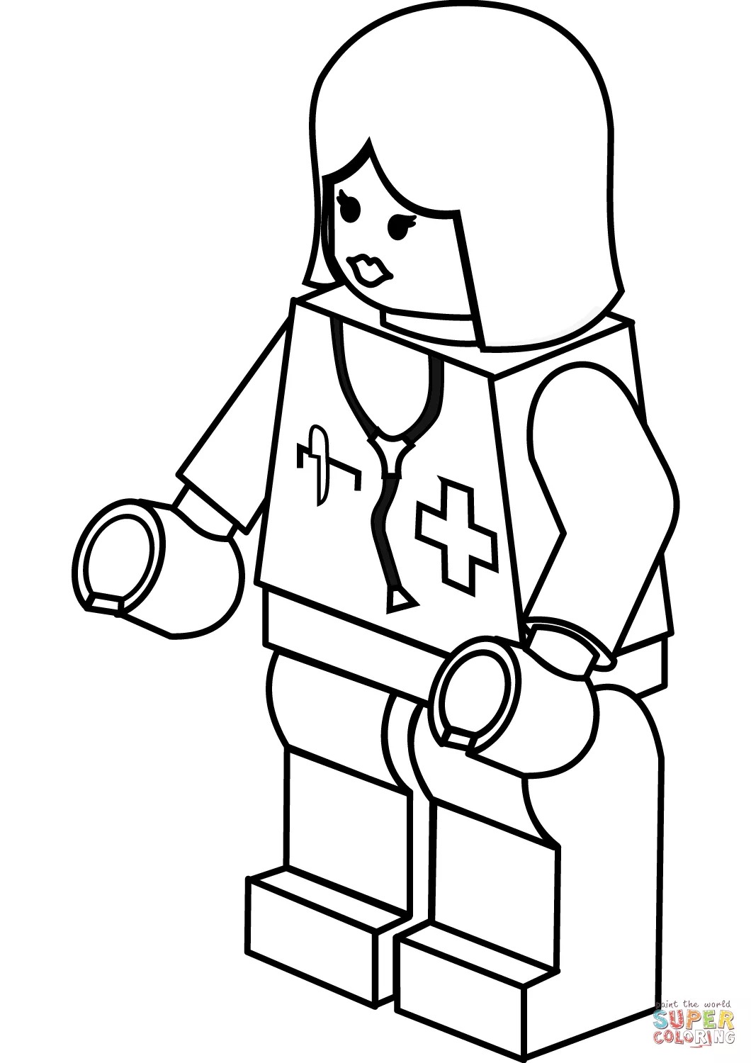 1060x1500 Cool Doctor Coloring Pages For Preschool Lego