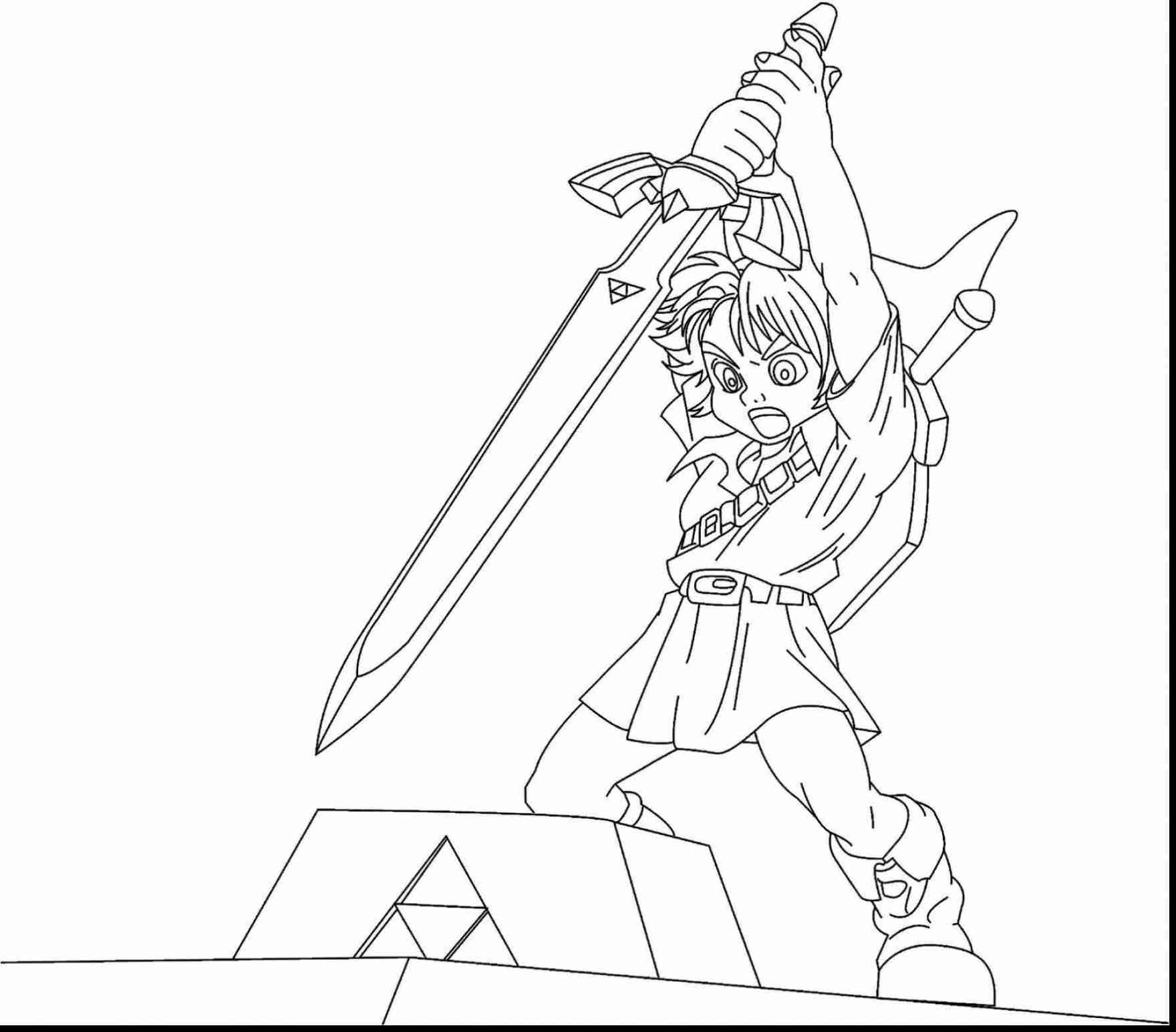 1760x1545 The Legend Zelda Coloring Pages Pictures Terrific Free Of Cartoon
