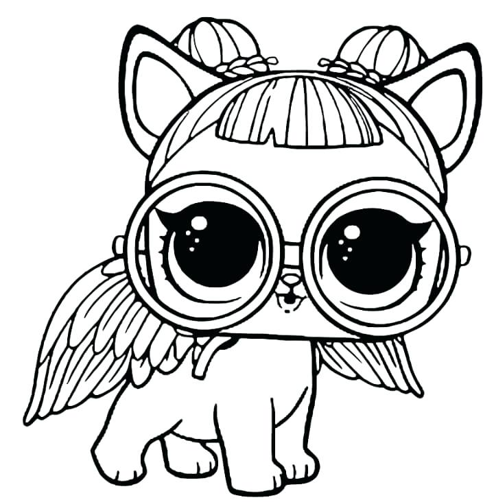 720x732 Lol Doll Coloring Pages Bon Free Printable Surprise Dolls