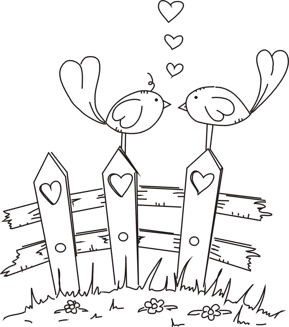928x1051 Freebie Digital Love Birds Stamp Bird, Digital And Embroidery