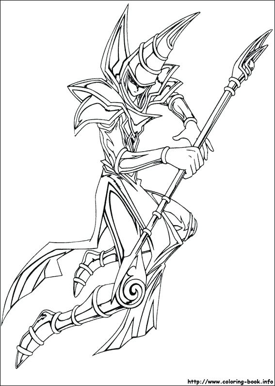 567x794 Yugioh Coloring Pages Index Coloring Pages Yugioh Dark Magician