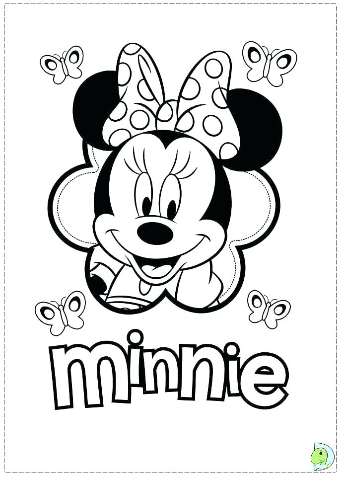 691x960 Minnie Mouse Birthday Coloring Pages Mouse Birthday Coloring Pages