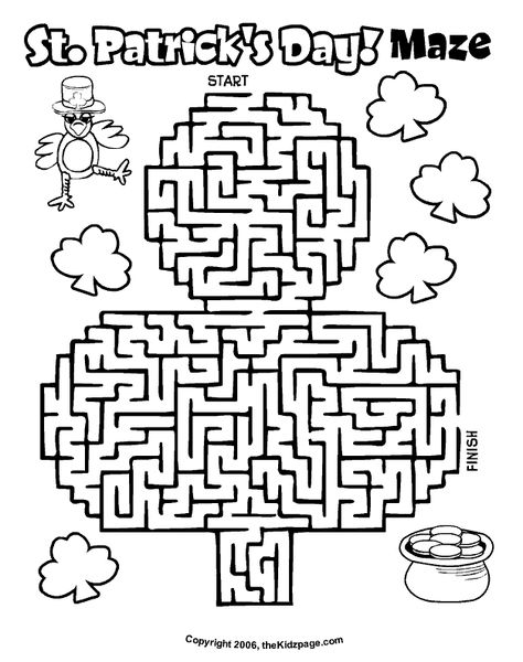 474x600 St. Patrick's Day Maze