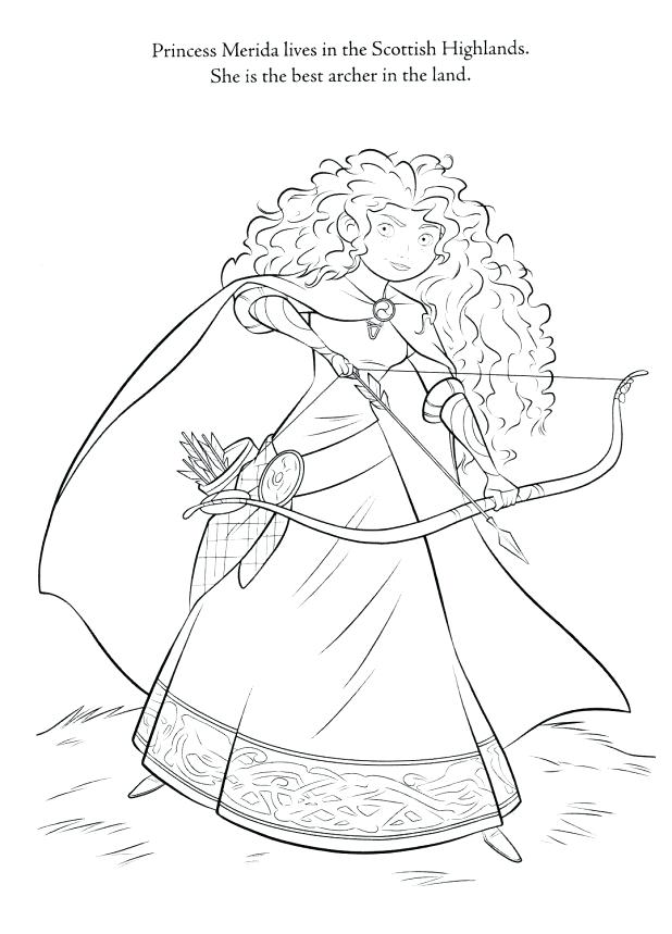 Coloring Pages Merida