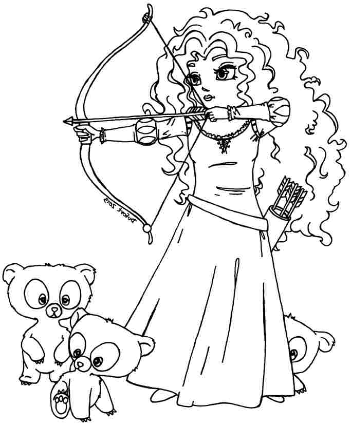 683x830 Brave Coloring Pages Printable Brave Coloring Pages Coloring Me