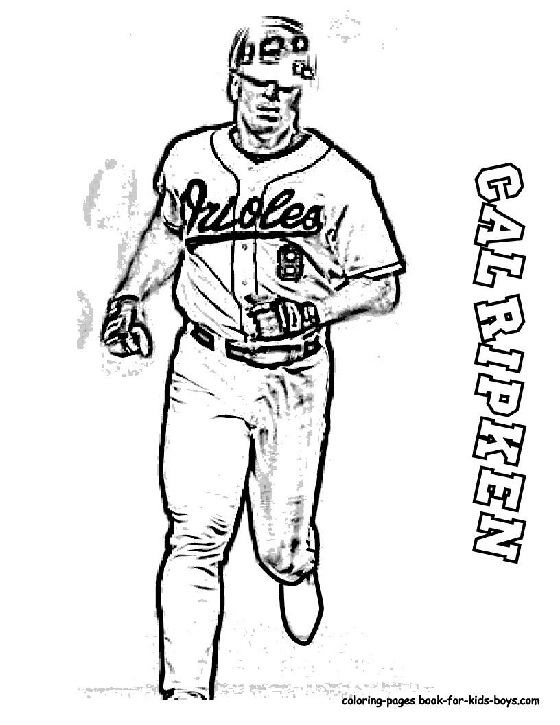 816x1056 Baseball Coloring Sheet To Print 005. Bat Glove Hat And Baseball