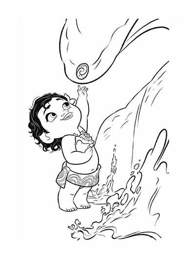 400x529 Baby Moana Coloring Pages 59 Moana Coloring Pages Updated April