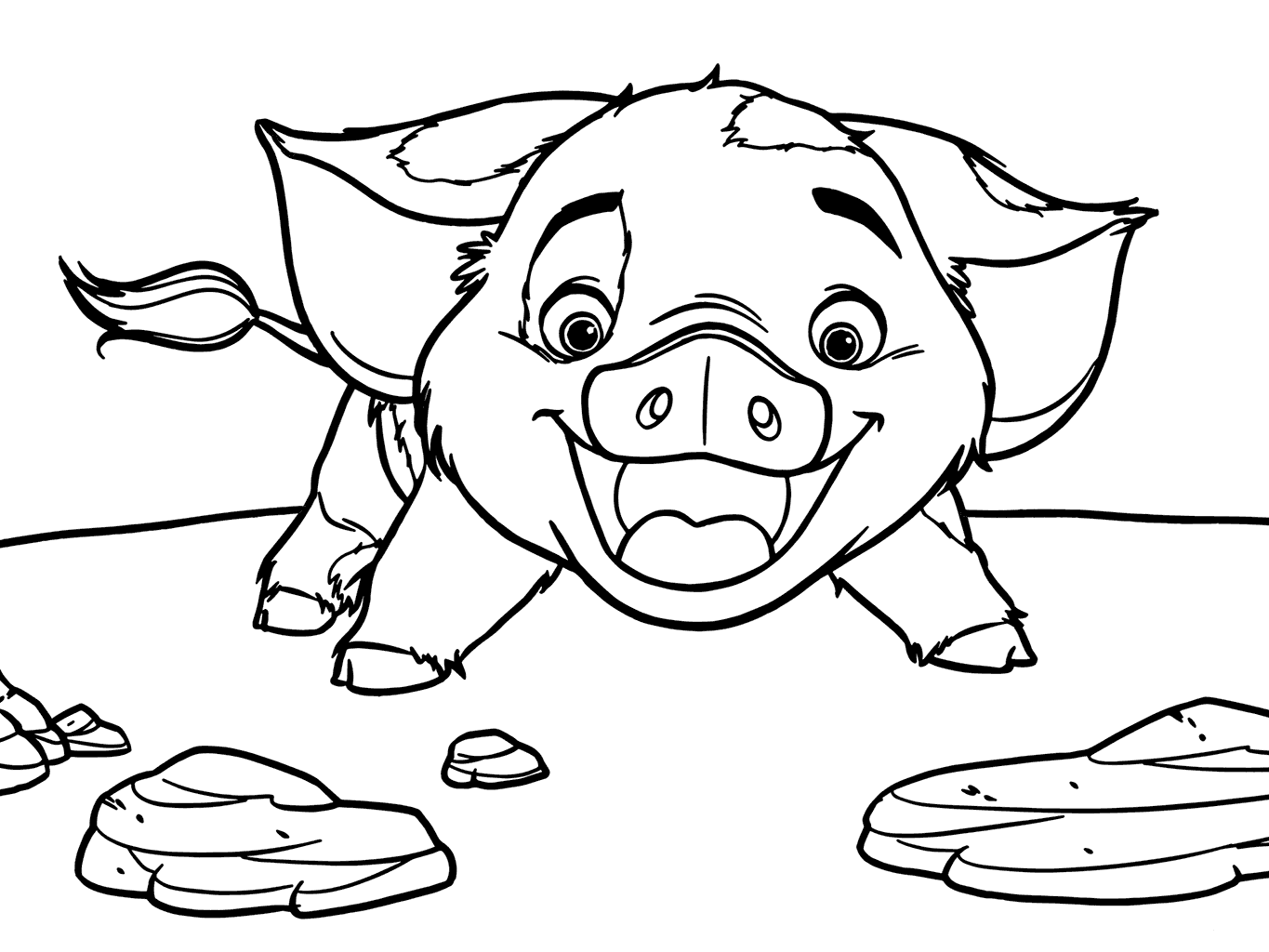 1365x1024 Disney's Moana Coloring Pages