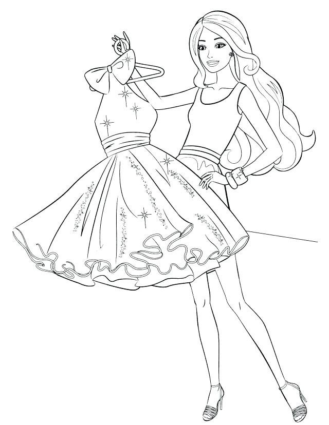 640x828 Coloring Pages Fashion Model Coloring Pages Fashion Barbie Fashion