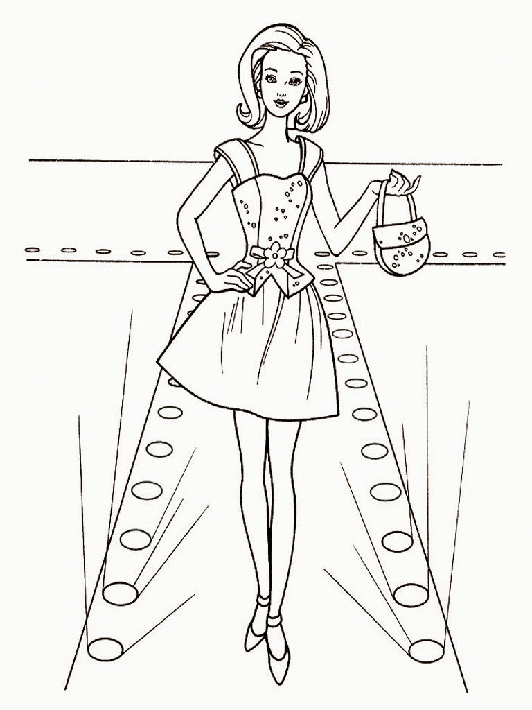 768x1024 Coloring Pages Fashion Models Fashion Fashion Models Coloring