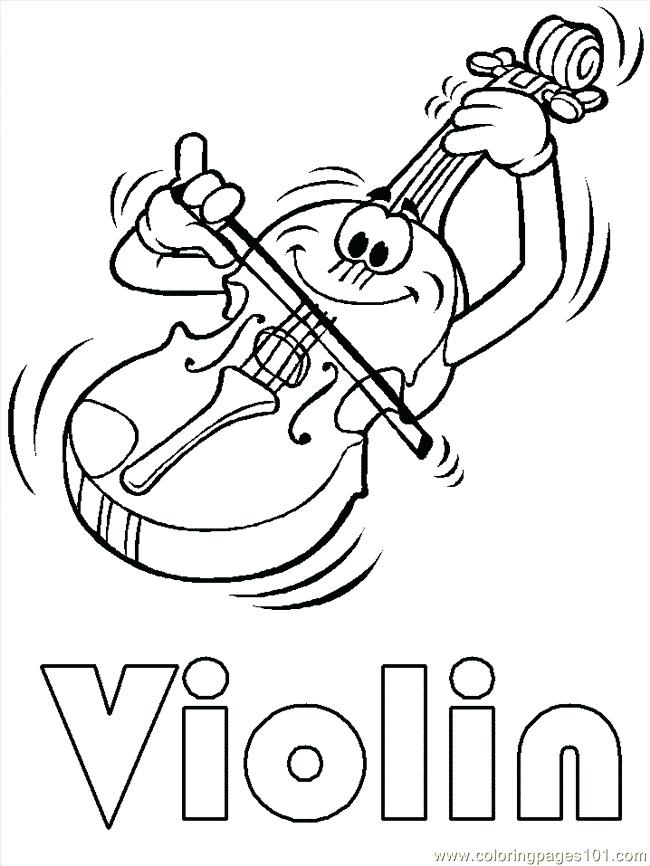 650x866 Instrument Coloring Pages Instrument Coloring Pages Music