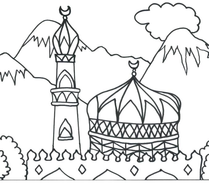 678x600 Muslim Coloring Pages Printable Free Printable Islamic Coloring