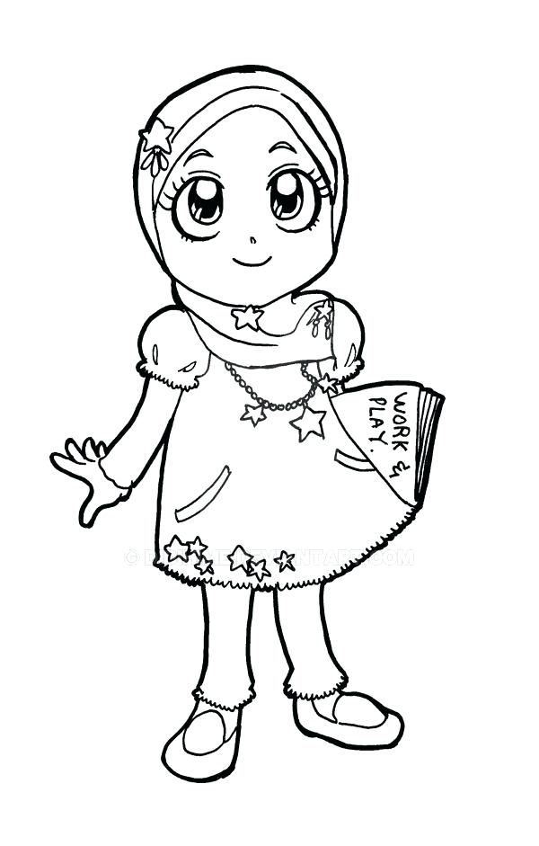 600x941 Ana Muslim Coloring Pages Coloring Ana Muslim Colouring Pages