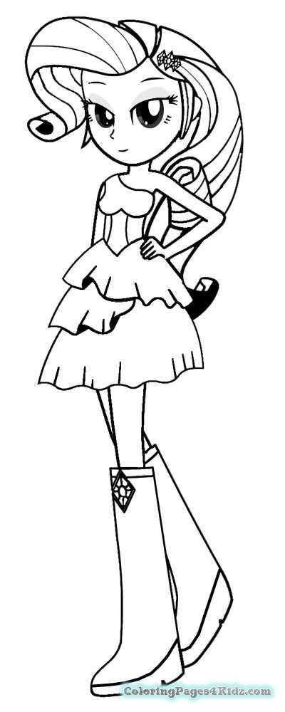 400x1000 Rarity Coloring Pages Coloring Pages Of My Little Pony Equestria