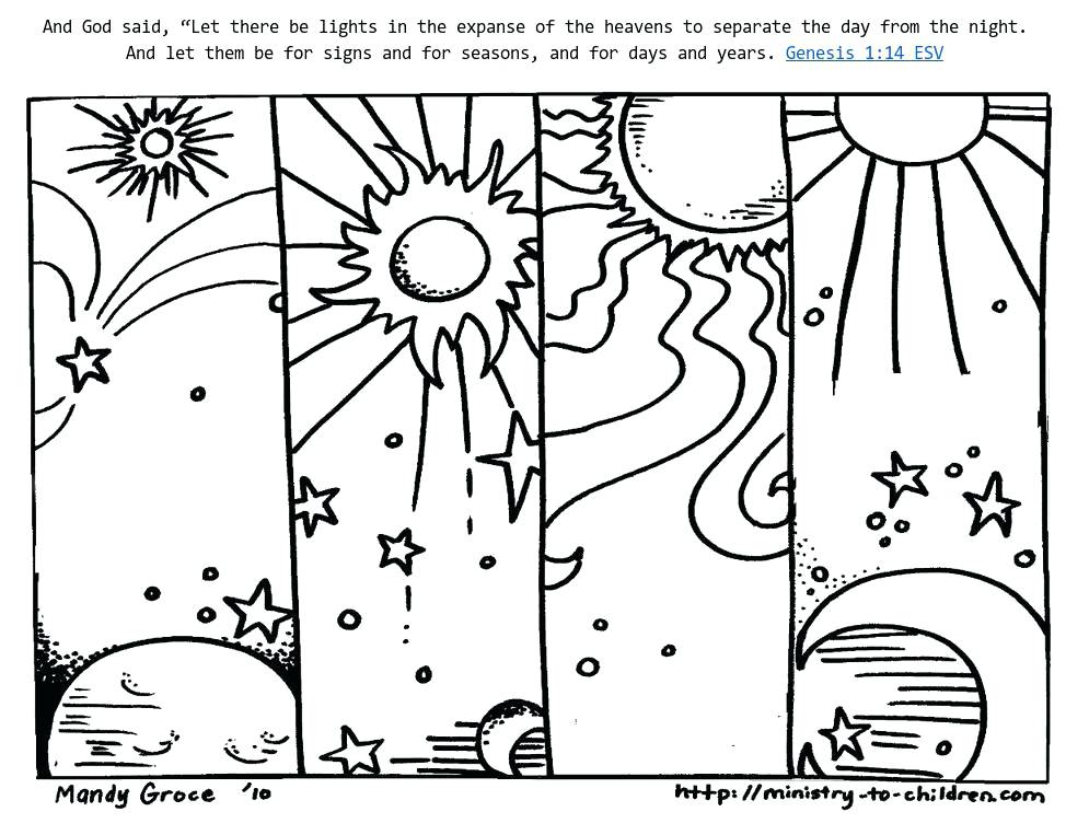 974x763 Day Night Coloring Pages Night Coloring Pages Genesis Coloring