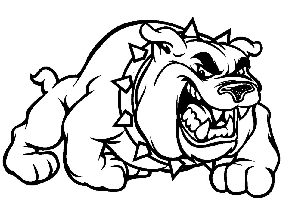 940x705 Bulldog Coloring Pages To Download And Print For Free