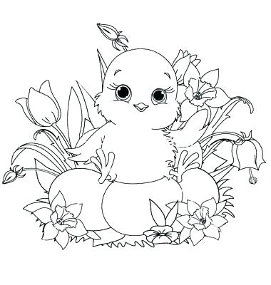 380x400 Baby Chicks Coloring Pages Girl Coloring Pages Chicks Coloring