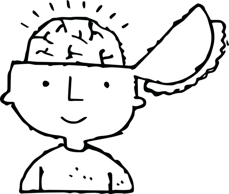 803x682 Coloring Pages Cool Brain Coloring Page Cool Printable For Kids