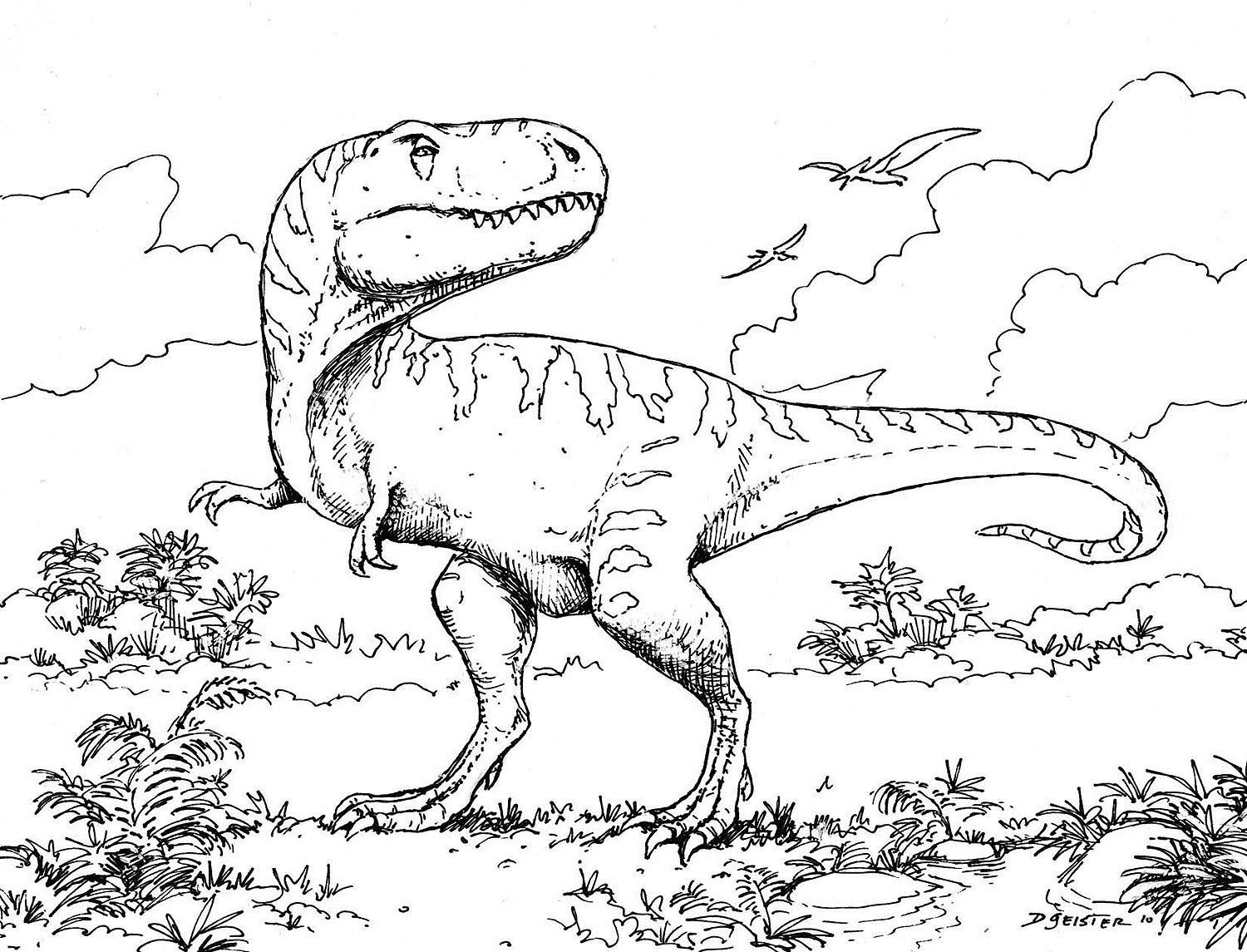 1500x1145 Dinosaur Printable Coloring Pages Dinosaur Coloring Pages Kids